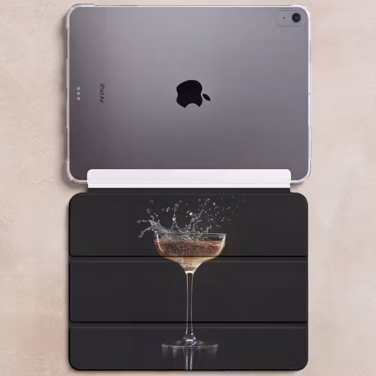 iPad hoes - Cocktail - Zwart - Spetters - Glas — 6