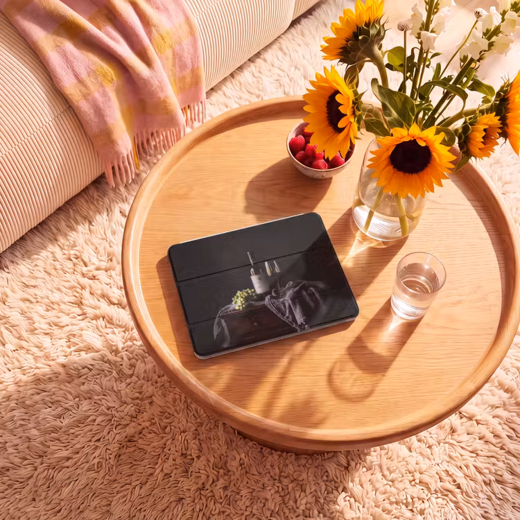 iPad hoes - Druiven - Wijn - Rood - Tafel — 2