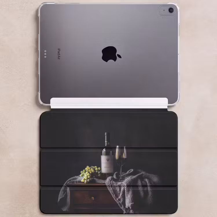iPad hoes - Druiven - Wijn - Rood - Tafel — 6