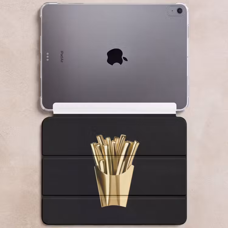 iPad hoes - Friet - Goud - Chrome - Eten — 6