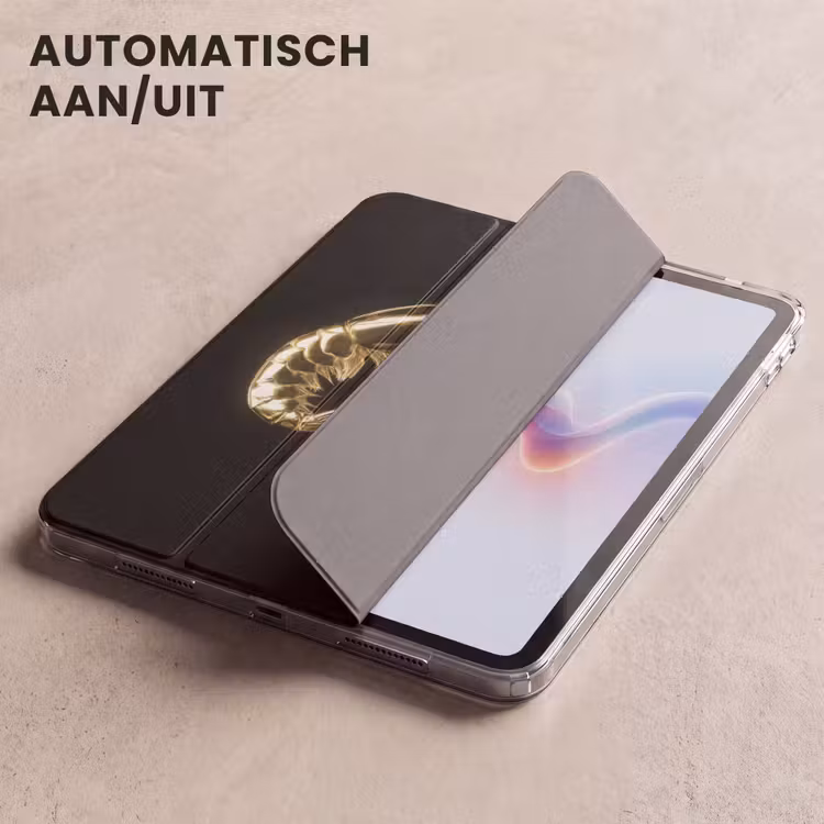 iPad hoes - Garnalen - Zwart - Goud - Dieren — 5