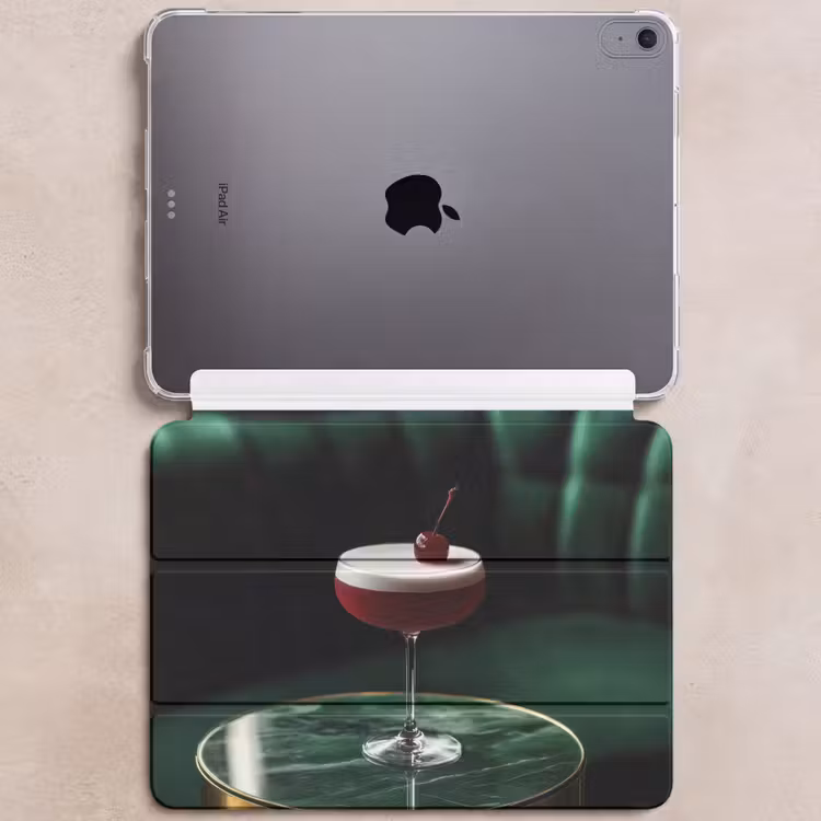 iPad hoes - Kers - Cocktail - Rood - Marmer — 6