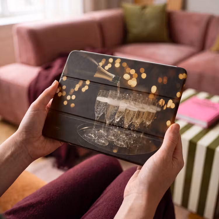 iPad hoes - Lichter - Champagner - Gläser — 4