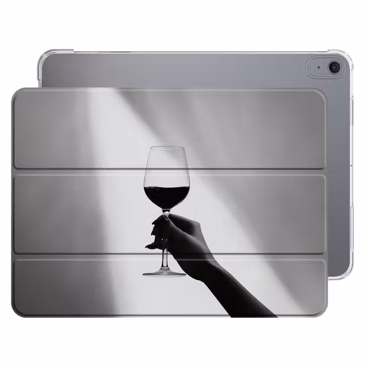 iPad hoes - Lichtinval - Wijn - Rood - Glas — 1