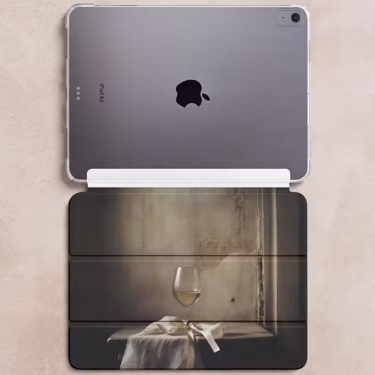 iPad hoes - Strik - Beige - Witte - Wijn — 6