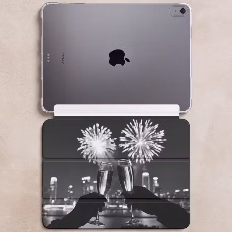 iPad hoes - Vuurwerk - Proosten - Skyline - Champagne — 6