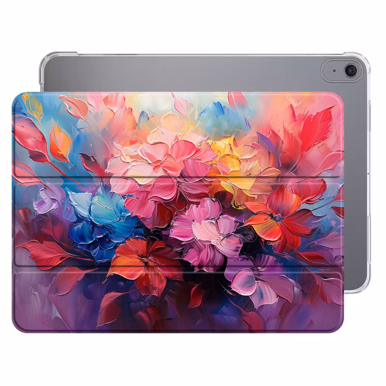iPad hoes - Bloemen - Verf - Abstract - Kleurrijk — 1