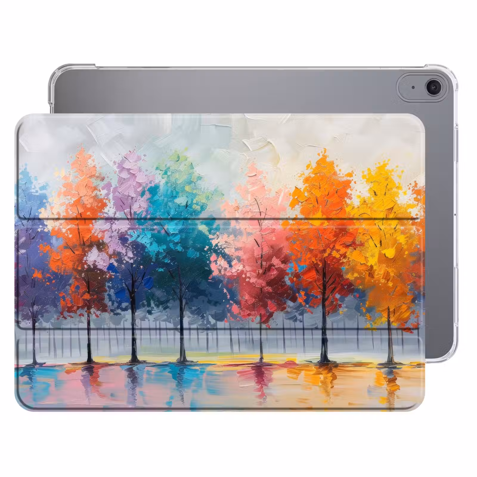 iPad hoes - Bomen - Kleurrijk - Natuur - Abstract — 1