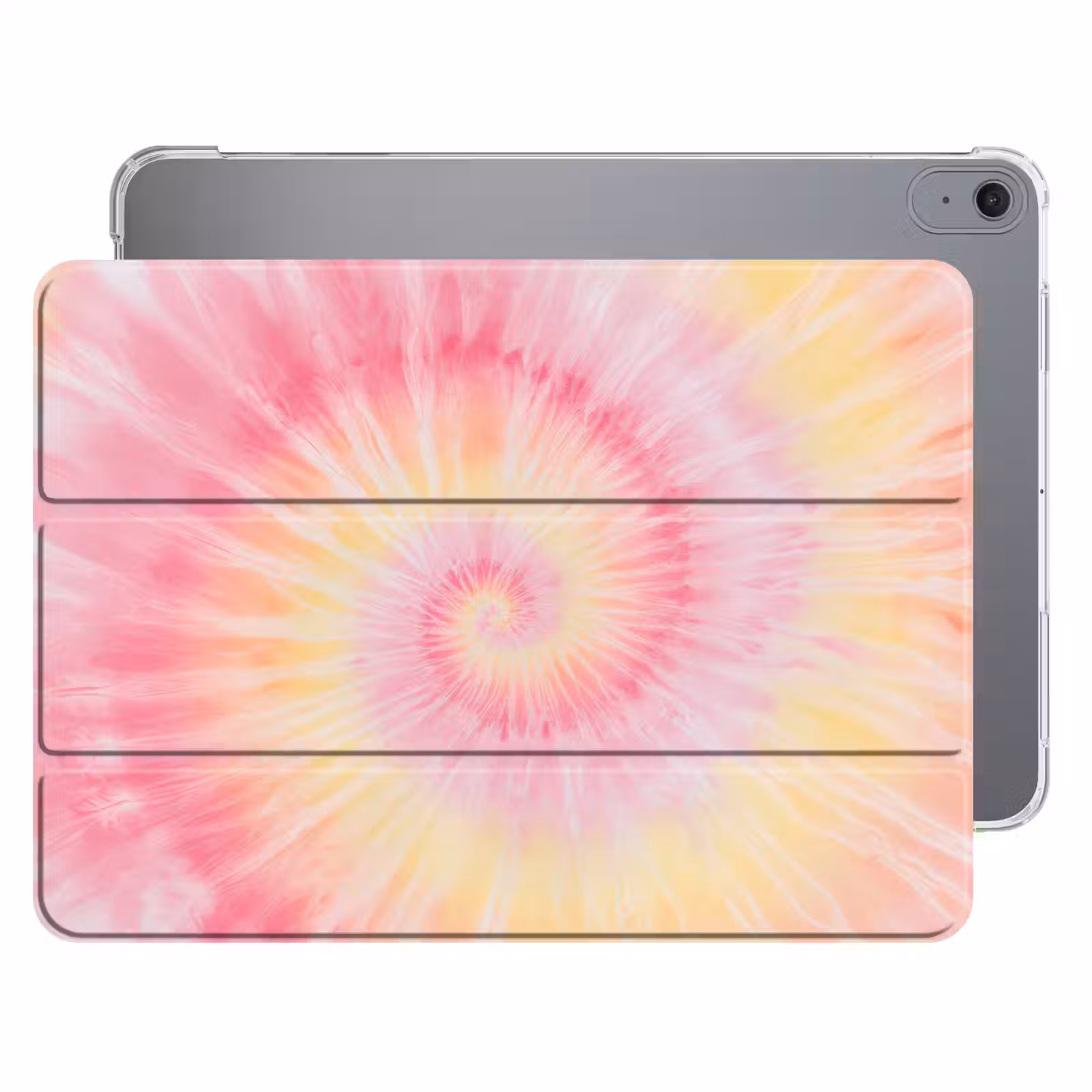 iPad hoes - Patroon - Tie Dye - Pasteltinten - Roze — 1