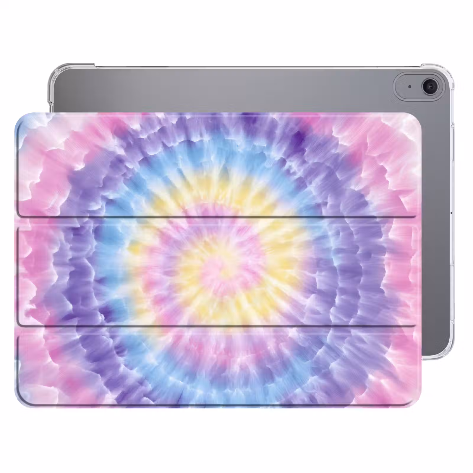 iPad hoes - Spiraal - Tie dye - Pasteltinten — 1