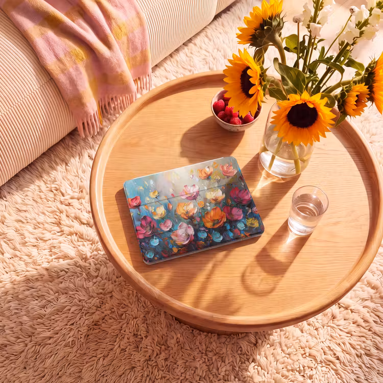 iPad hoes - Bloemen - Kleurrijk - Abstract - Verf - Natuur — 2