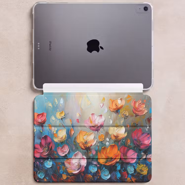iPad hoes - Bloemen - Kleurrijk - Abstract - Verf - Natuur — 6
