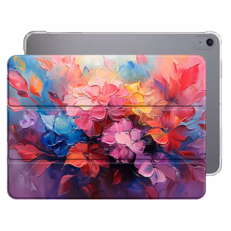 iPad hoes - Bloemen - Verf - Abstract - Kleurrijk — 1