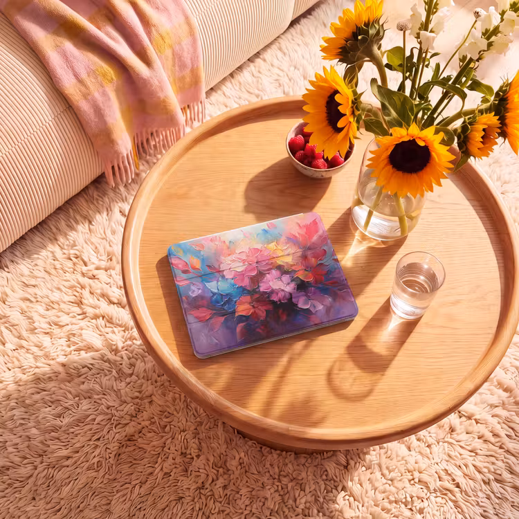 iPad hoes - Bloemen - Verf - Abstract - Kleurrijk — 2