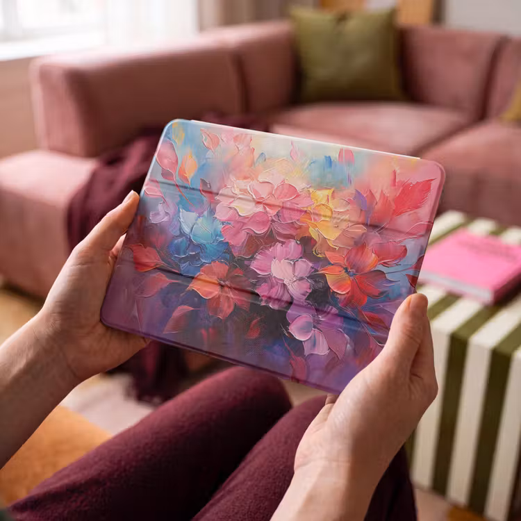 iPad hoes - Bloemen - Verf - Abstract - Kleurrijk — 4