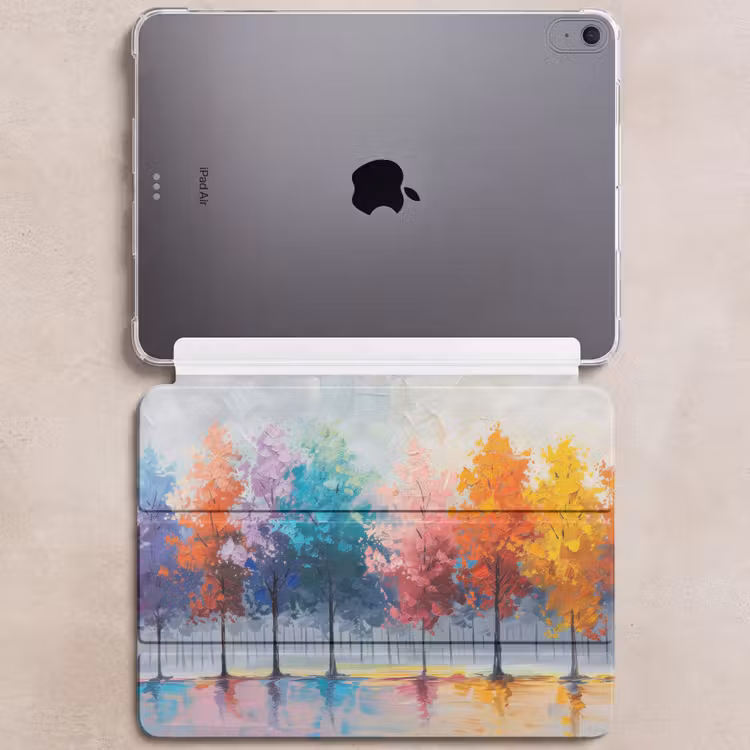 iPad hoes - Bomen - Kleurrijk - Natuur - Abstract — 6