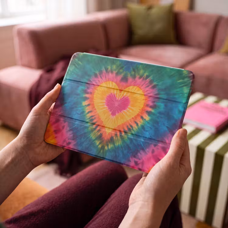 iPad hoes - Hart - Tie Dye - Kleurrijk — 4