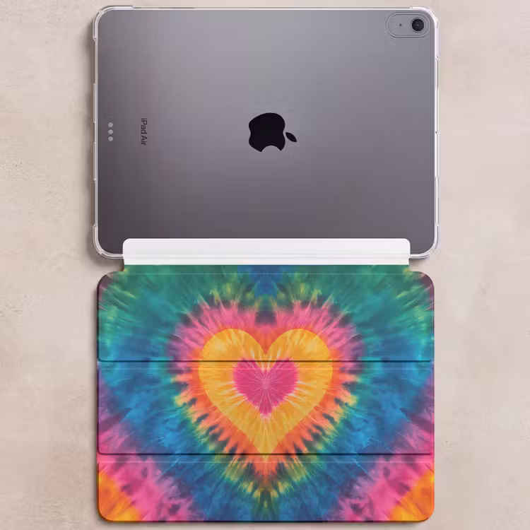 iPad hoes - Hart - Tie Dye - Kleurrijk — 6