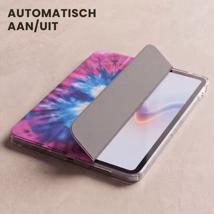 iPad hoes - Hartvormig - Tie dye - Paars — 5