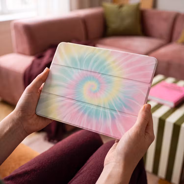 iPad hoes - Pasteltinten - Tie dye - Roze — 4
