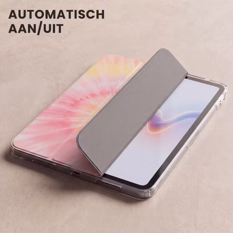 iPad hoes - Patroon - Tie Dye - Pasteltinten - Roze — 5