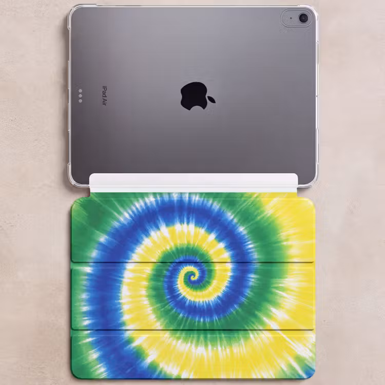 iPad hoes - Spiraal - Groen - Draaiend — 6