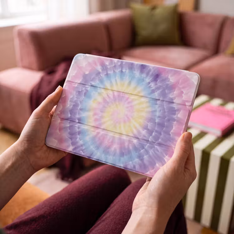 iPad hoes - Spiraal - Tie dye - Pasteltinten — 4