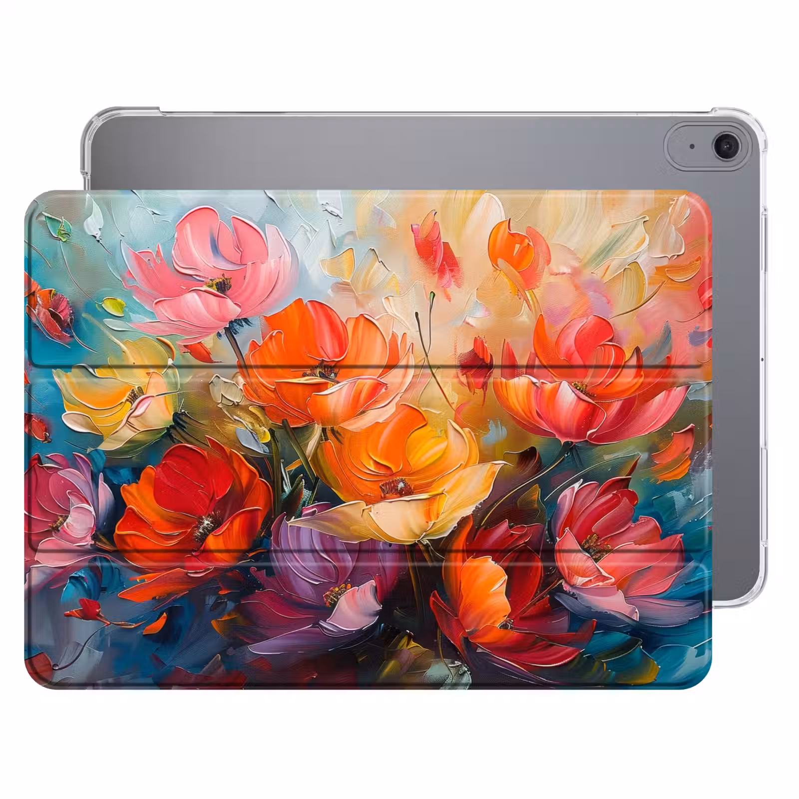 iPad hoes - Bloemen - Kleurrijk - Verf - Abstract - Kunst — 1