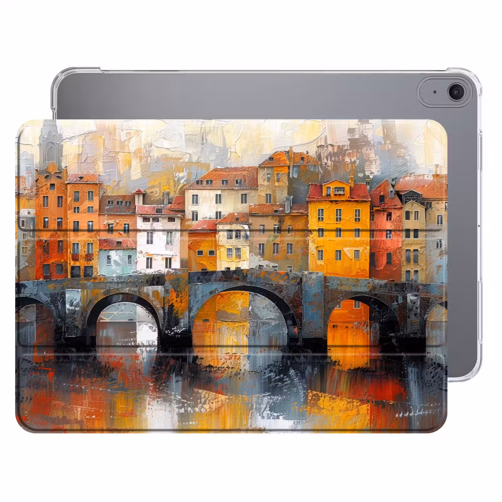 iPad hoes - Gracht - Huizen - Kunst - Art — 1
