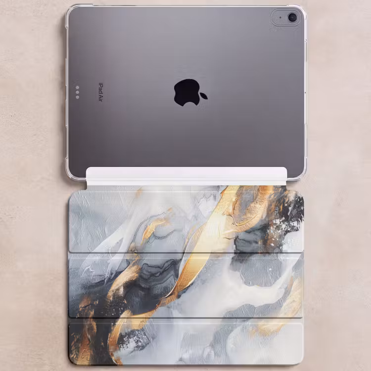 iPad hoes - Abstract - Goud - Verf - Aesthetic - Art — 6