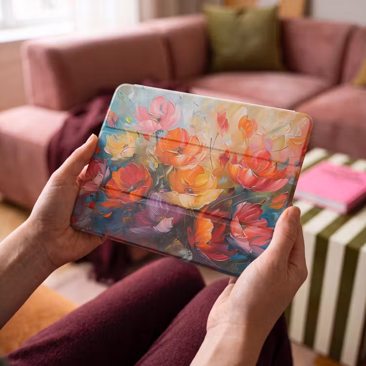iPad hoes - Bloemen - Kleurrijk - Verf - Abstract - Kunst — 4
