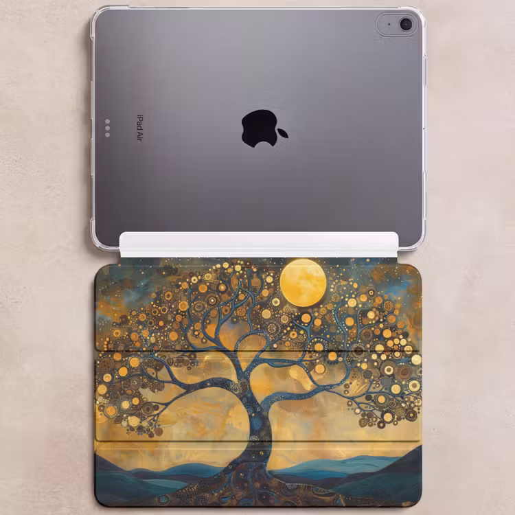 iPad hoes - Boom - Industrieel - Abstract - Geel — 6