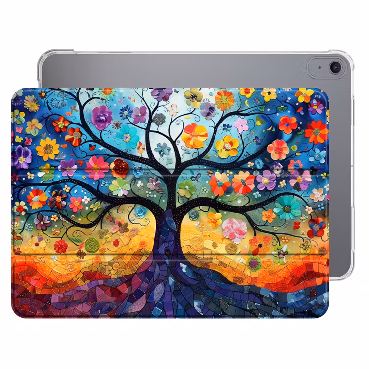 iPad hoes - Boom - Kleurrijk - Bloemen - Kunst - Abstract — 1