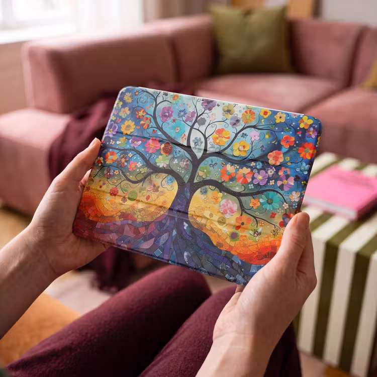 iPad hoes - Boom - Kleurrijk - Bloemen - Kunst - Abstract — 4