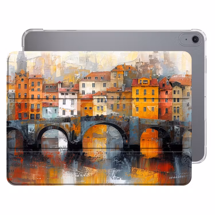iPad hoes - Gracht - Huizen - Kunst - Art — 1