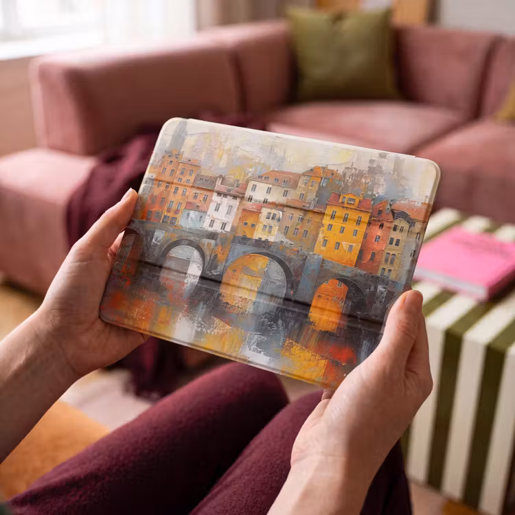 iPad hoes - Gracht - Huizen - Kunst - Art — 4