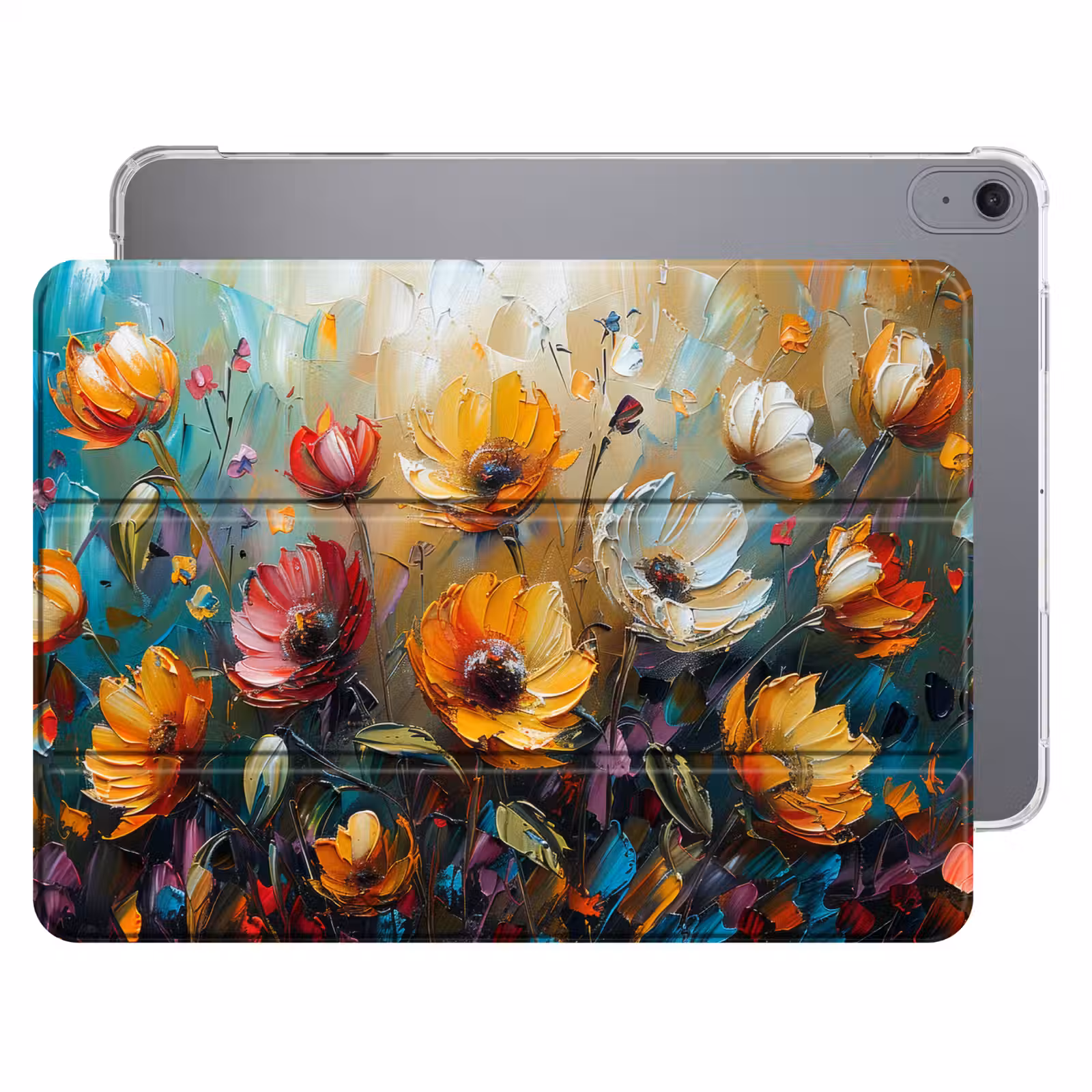 iPad hoes - Bloemen - Verf - Kunst - Modern — 1