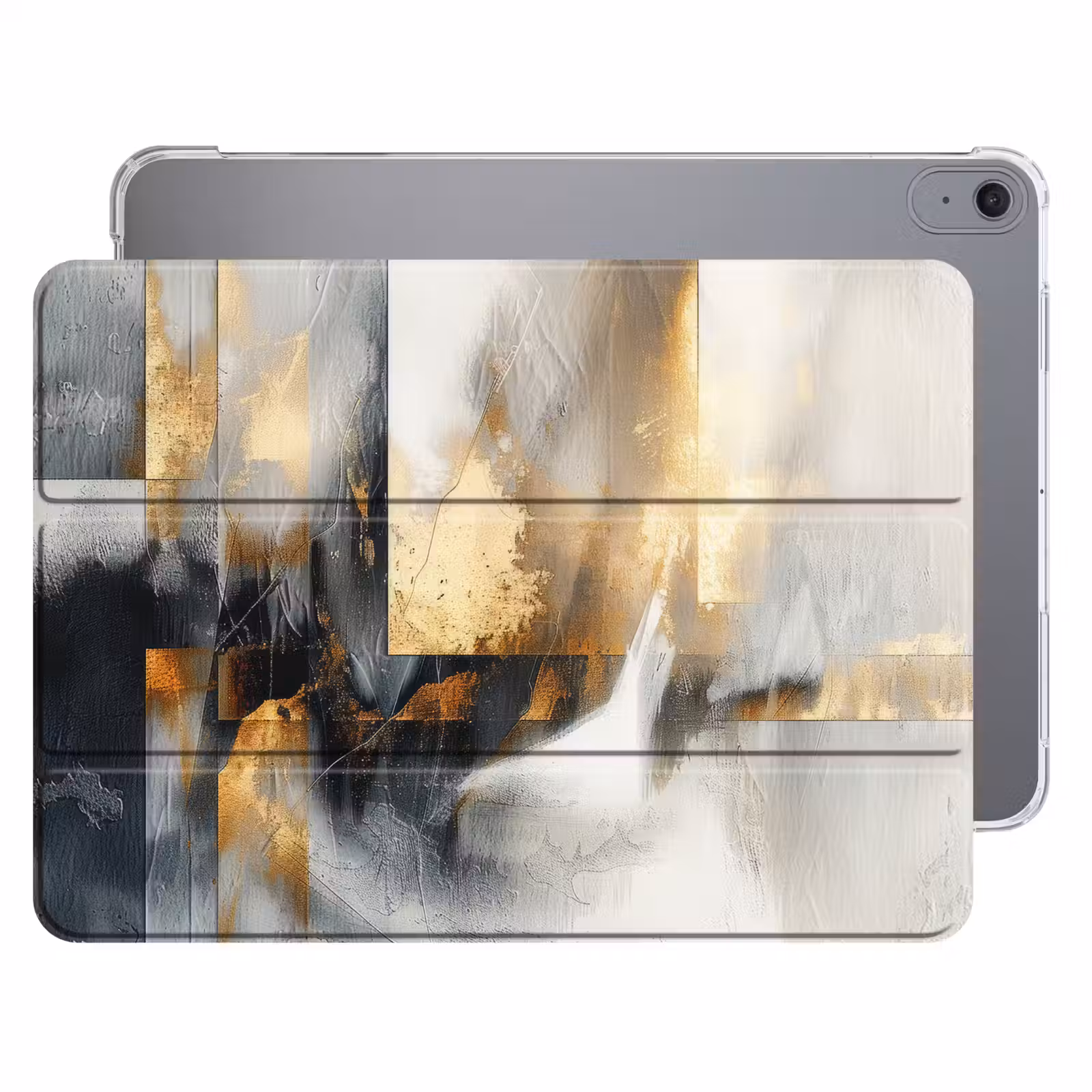 iPad hoes - Kunst - Goud - Zilver - Abstract — 1
