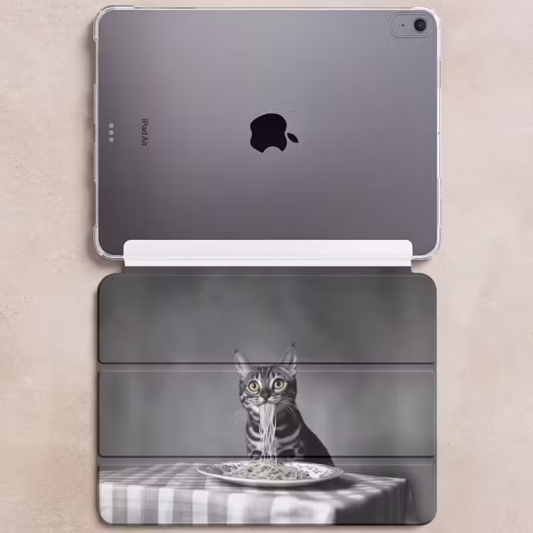 iPad hoes - Bengaal - Kat - Tafelkleed - Zwart - Wit - Dier — 6