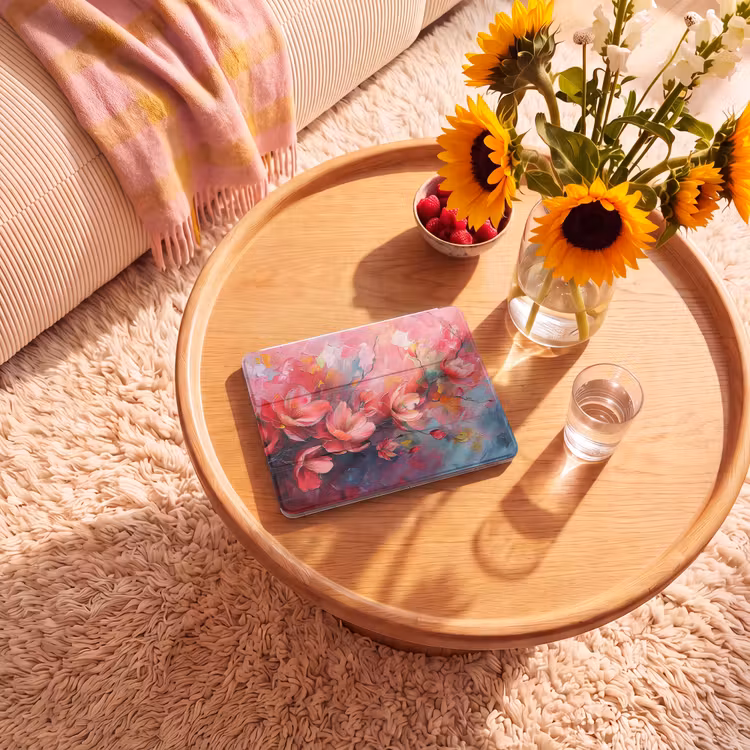 iPad hoes - Bloemen - Roze - Natuur- Kunst - Abstract — 2