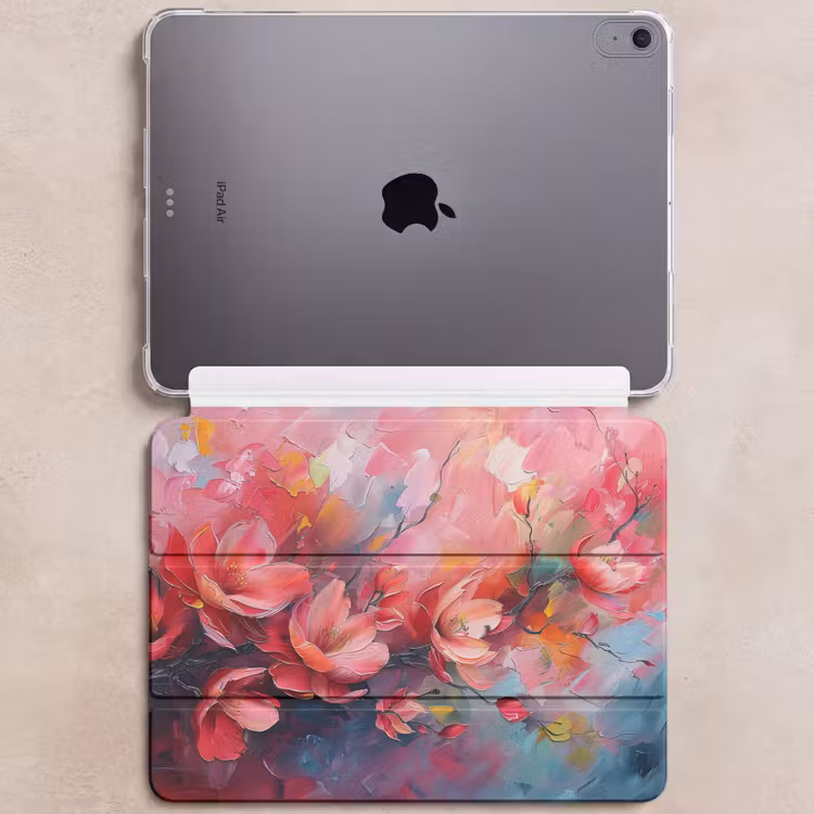 iPad hoes - Bloemen - Roze - Natuur- Kunst - Abstract — 6