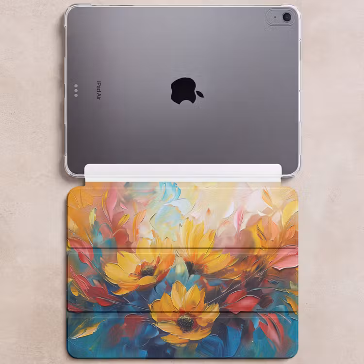 iPad hoes - Bloemen - Zonnebloemen - Kunst - Geel — 6