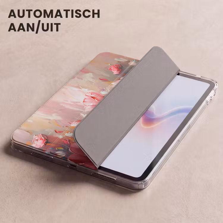 iPad hoes - Klaprozen - Roze - Bloemen - Botanisch - Kunst — 5