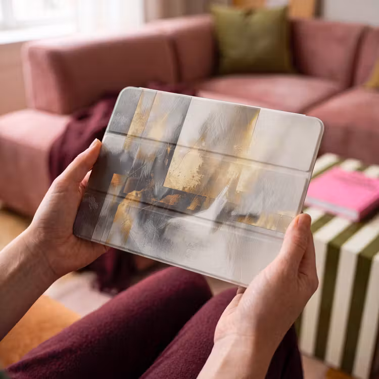 iPad hoes - Kunst - Goud - Zilver - Abstract — 4