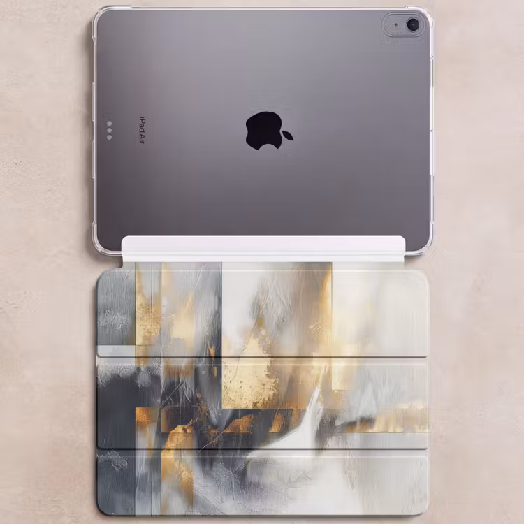 iPad hoes - Kunst - Goud - Zilver - Abstract — 6