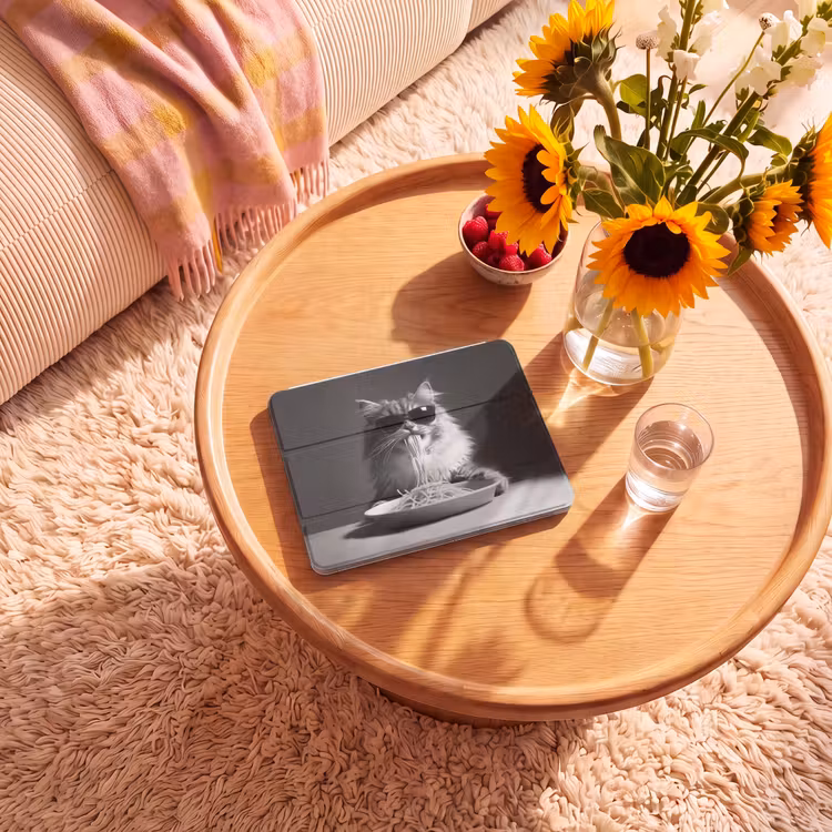 iPad hoes - Langharige kat - Zonnebril - Spaghetti - Humor - Zwart - wit — 2