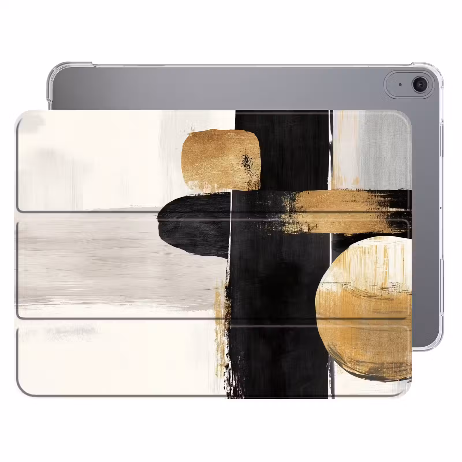 iPad hoes - Vormen - Penseelstreken - Abstract - Goud — 1