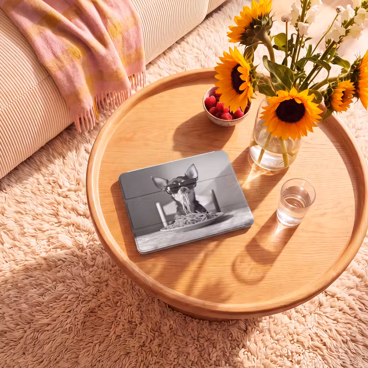 iPad hoes - Chihuahua - Hond - Zonnebril - Humoristisch - Zwart - Wit - Spaghetti — 2