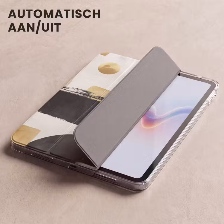 iPad hoes - Goud - Rechthoeken - Cirkels - Abstract — 5