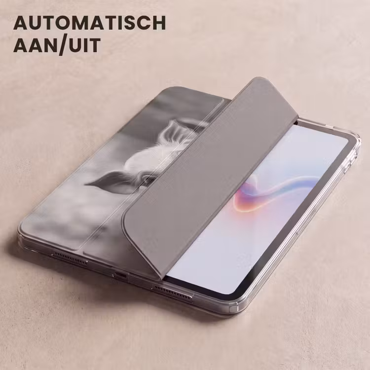 iPad hoes - Varken - Schattig - Spaghetti - Zwart wit - Dier — 5